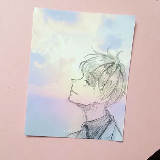 제목에 오타났네.... 그림체는 이런느낌!! 폰그림이나 손그림 둘다 렌덤일꺼야....