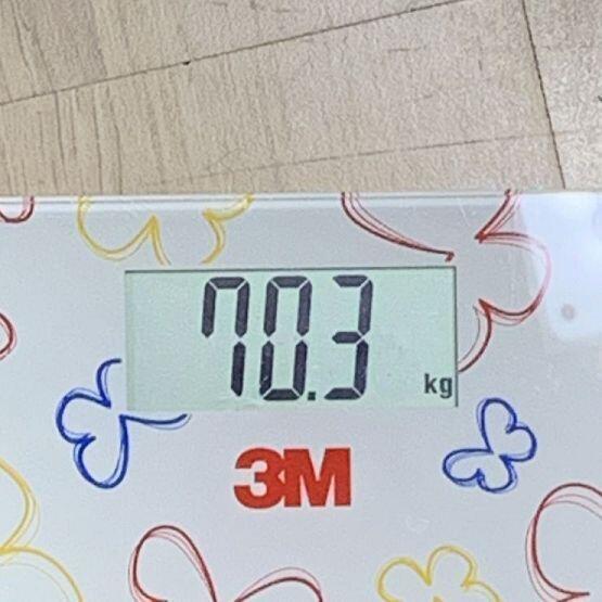 몸무게 사진도 매일매일 첨부할게!