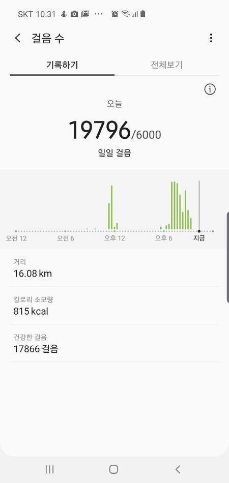 2019년 9월 7일 현재 체중 : 88.5kg 아침 : 포도 1송이, 복숭아 1알 점심 : 유월콩밥 1그릇, 가지나물, 비트로 색을 낸 양파초