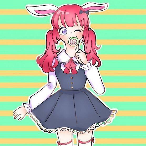 본인그림 자캐인데 그려줄수 있을까.. ?! 눈은 보라노랑 오드아이 !