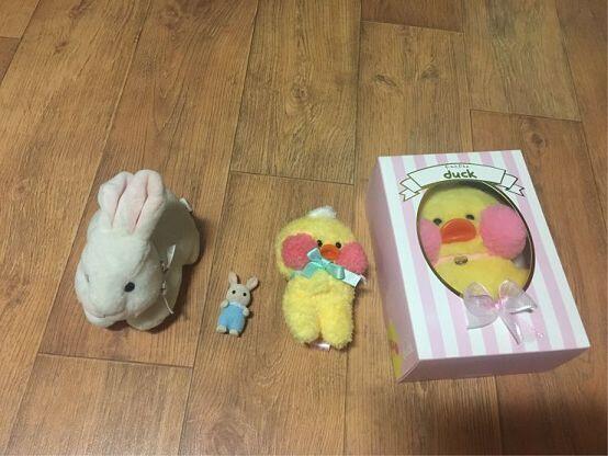 인코 달았다. 구관은 개에바쎄바라서 다른 인형들 가져왔음 실바니안 애기토끼는 너무 작고, 꼬질한 사족보행 토끼는 완죤 애착인형인데.... 남은