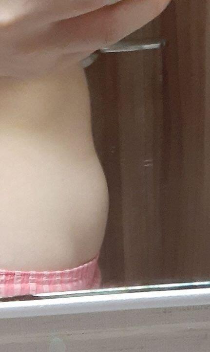 이 사진은 옆으로 찍어서 변화를 본거야 짧은 기간내 먹고싶은거 다먹고 안찌는데다가 뱃살이 쭉쭉빠져서 조으다!!!😭😭💞