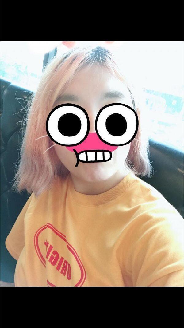 나한테 개 안 어울렸지만 머리 색깔은 예뻤다...