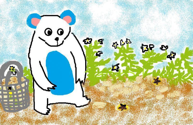 예전에 그린 거랑 오늘 그린 거
