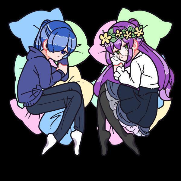 함께 누워있는 두 사람 https://picrew.me/image_maker/294