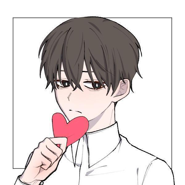 내 자캐고 갈색 머리에 연한갈색 눈이야! 하트는 허전해서 그냥 쥐어줫어 ^///^ https://picrew.me/image_maker/2631