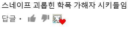 이게 기분이 뭔가 쎄한 이유가 뭐냐면 입장 바꿔서 스넾 영상에서 '아동학대만 한 XX~', '그래봤자 죽먹자였던 XX' 라고 한다면 스넾 팬들