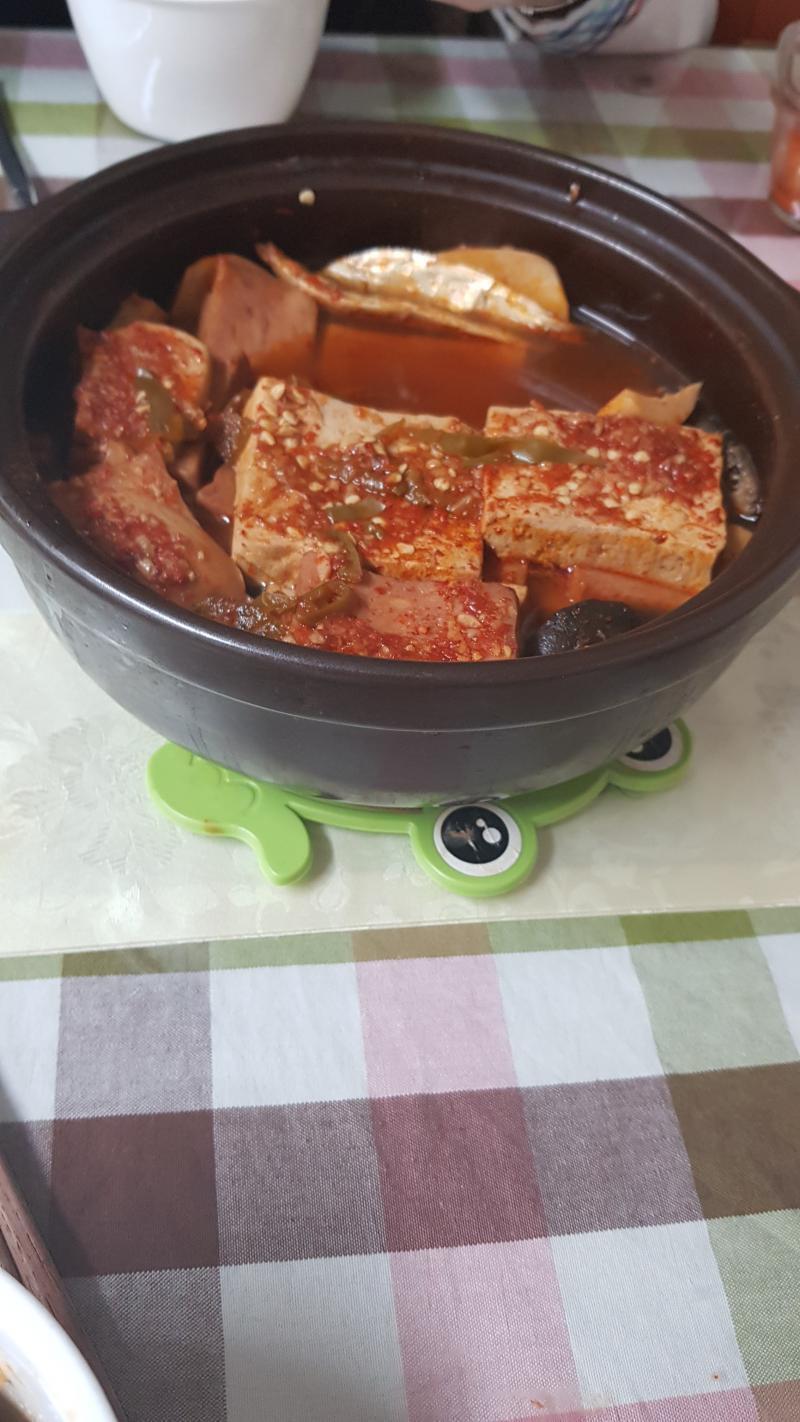 두부조림?