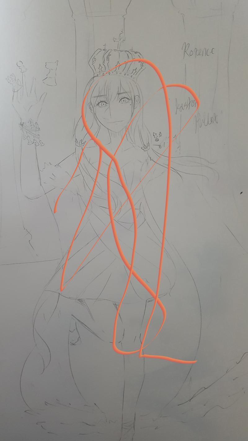 혹시 스레주도 물어봐도 될까? 손그림 빛비추는거 없이, 최대한 선명하게 찍고 일러는 풀채색 풀퀄, 캐 Sd랑 설정표까지 해서 캐디 컴션 받아보고