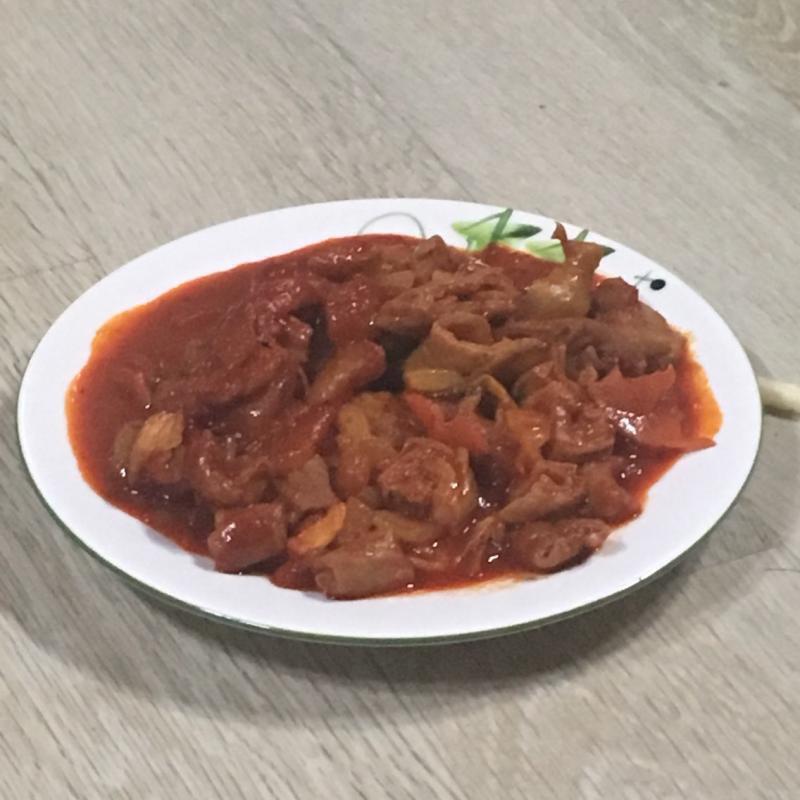 막창볶음, 비프스튜, 칠리새우+새우머리구이 보기엔 이래도 맛있었다구ㅠㅠ