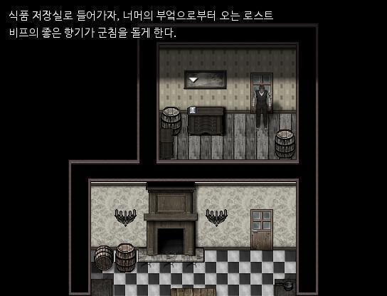 식당에 있는 문을 열고 식품저장고에 들어왔다. 부엌에서는 로스트비프의 냄새가 풍긴다. 아 맛있겠다. 분명 소피아라는 그 하녀가 만들고 있는 요리