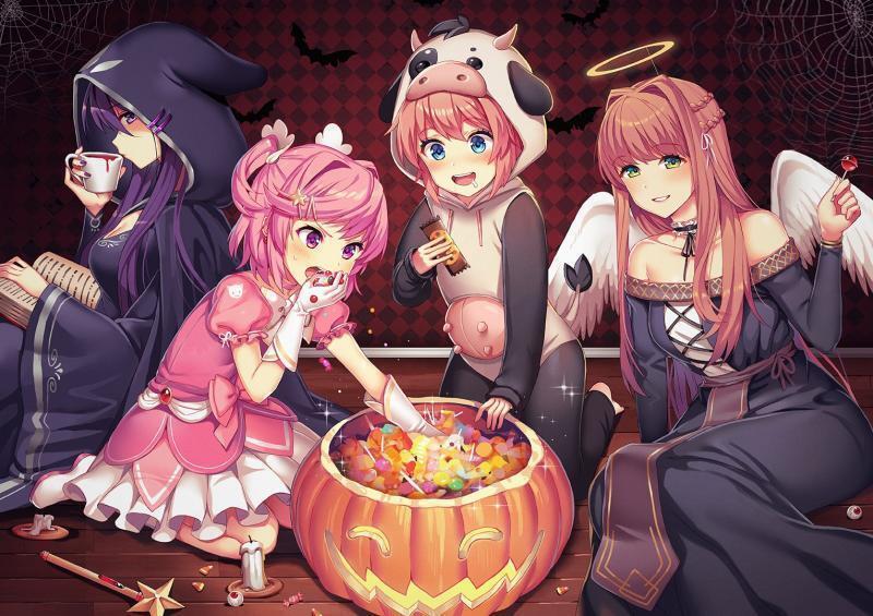 DDLC 영업한다 모니카여신님...
