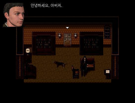 애런은 서재에 들어와서 아버지의 앞으로 갔다. "안녕하세요. 아버지." 오랜만에 만난 부자는 한동안 아무말 없었다. 고요한 침묵만이 서재를 감돌