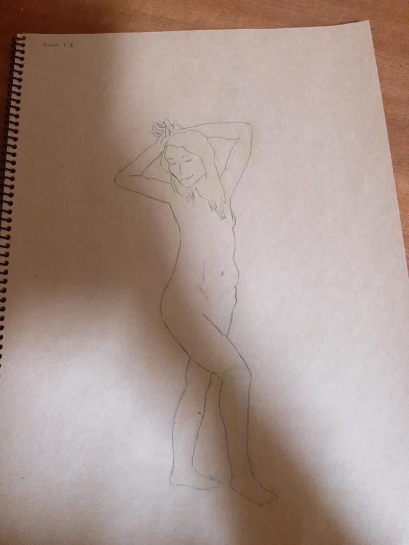 오늘 그림 그리기가 너모 싫어서 15분 하나 했어!