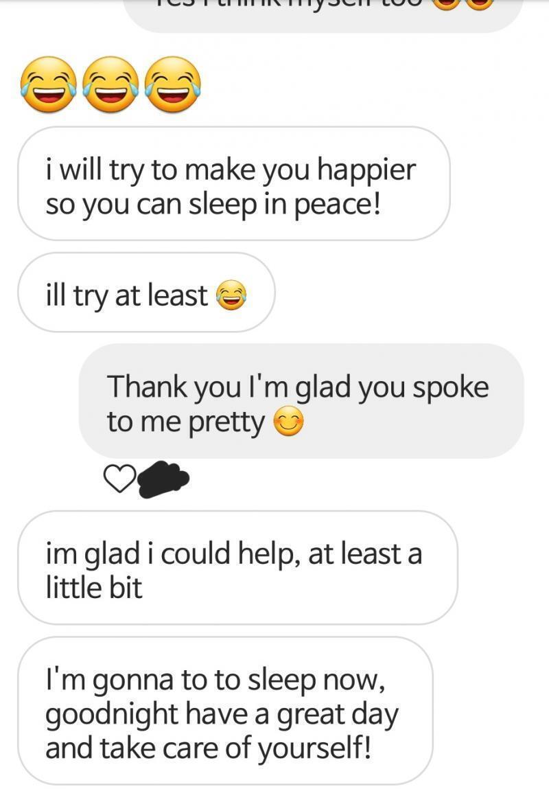 하튼 그 다음에 잠을 안자는 건 원하지 않는다길래 어차피..공부한다고 늦게 잘테니까 괜찮을 거라 그랬어 ㅋㅋㅋㅋ 그니까 자기가 날 더 행복하게