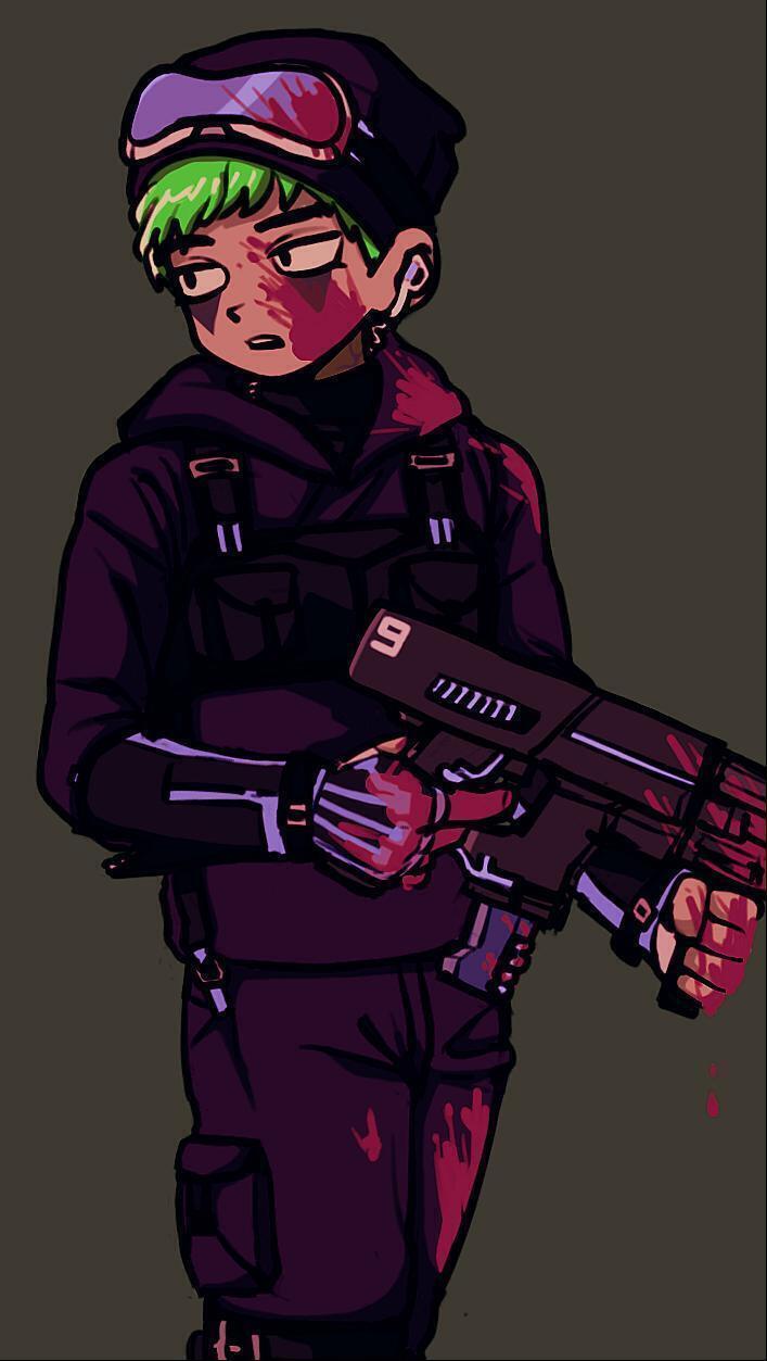 유혈주의!