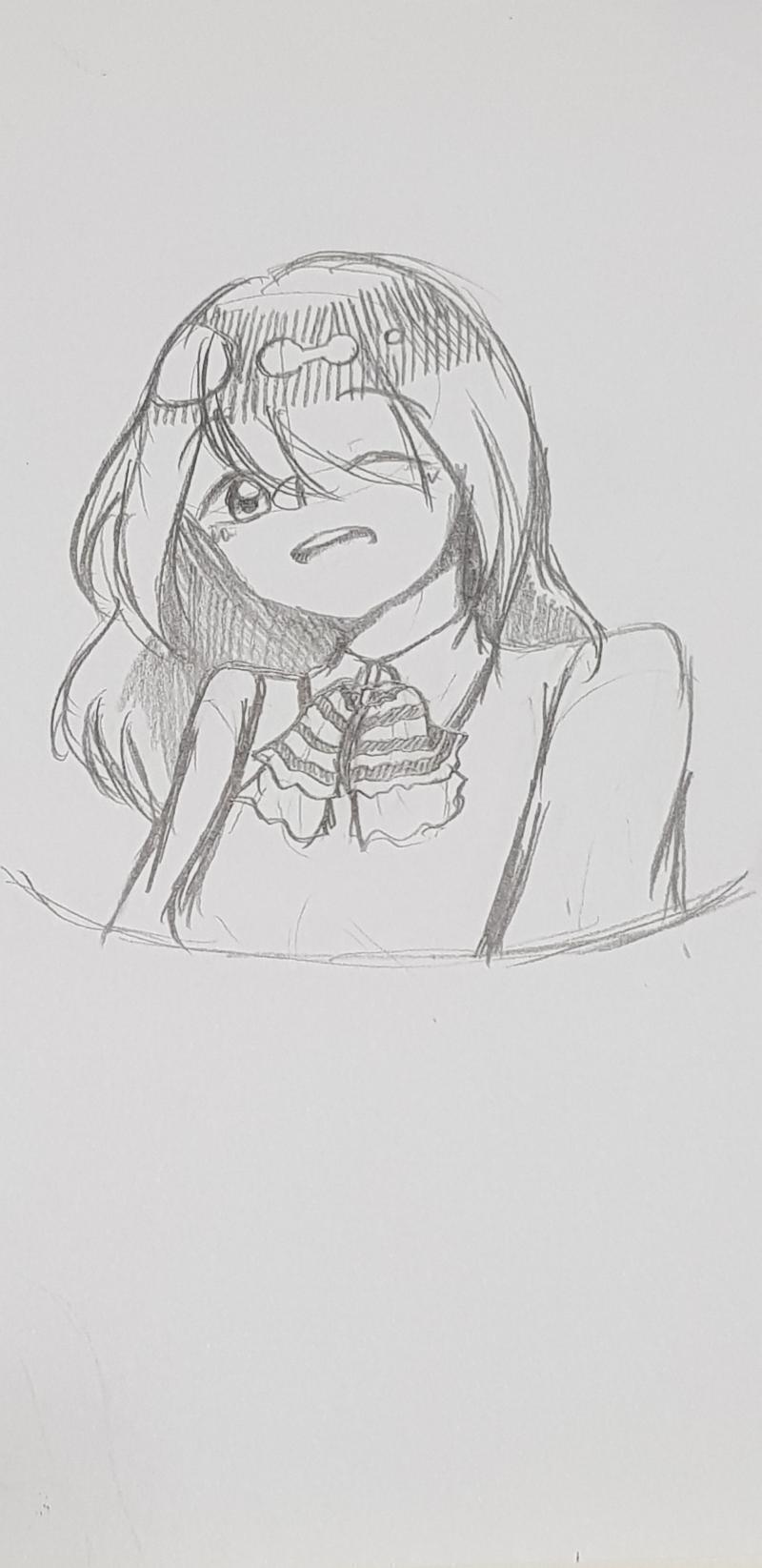 (쓸적 손그림 낙서 하나 던지고 가