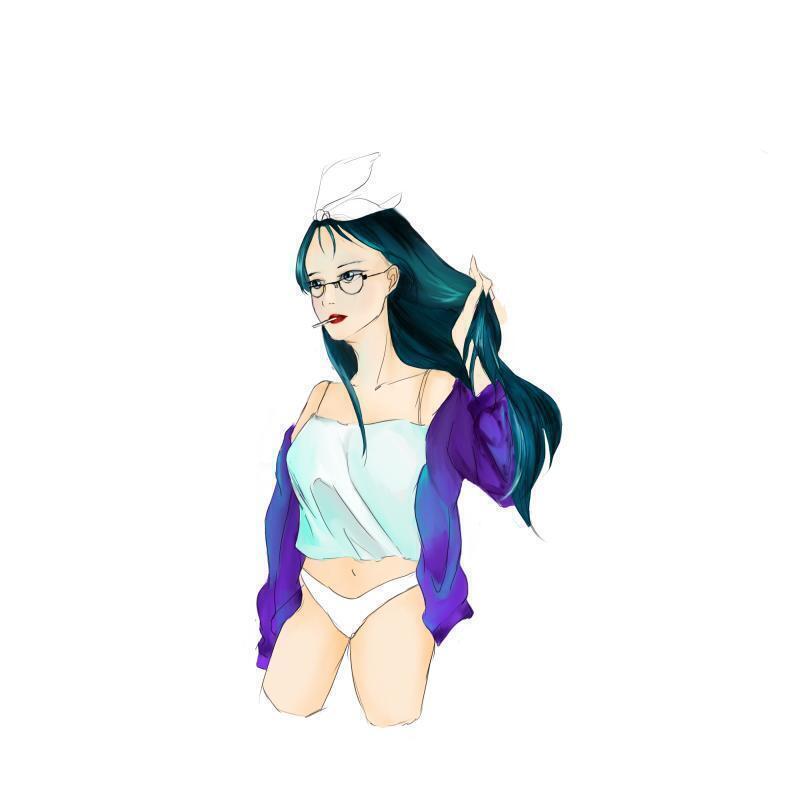 보라랑 초록이 왜 안섞일가