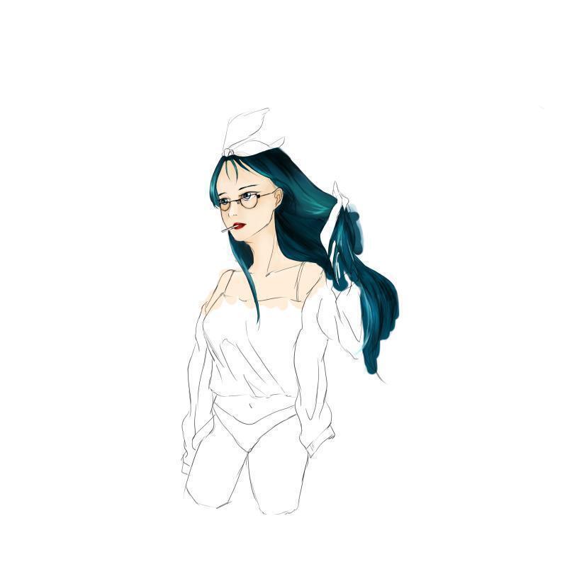 오늘자 그림,, 눈 마음에ㅜ안들어 어쩔,,