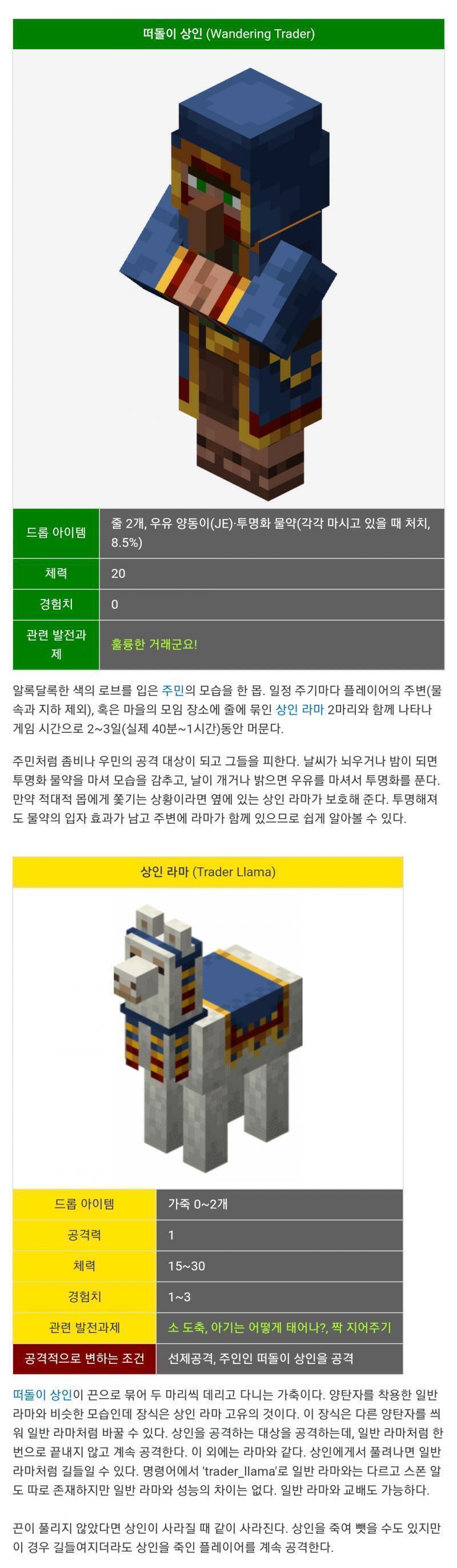 레주야 너가 본 애 얘같애! 출처:나무위키/마인크래프트/몹/