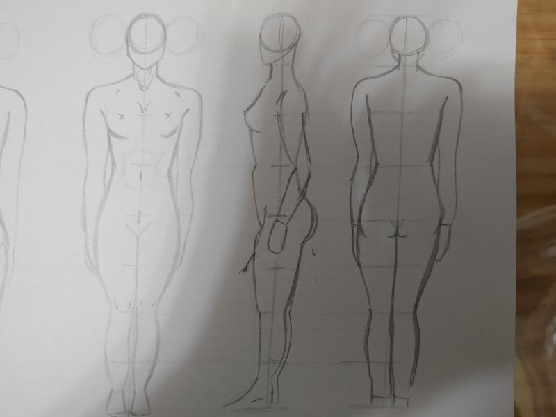 선 연습 다 했고요~!~! 다리 굵기 최대한 똑같이 해보려고 했엉....