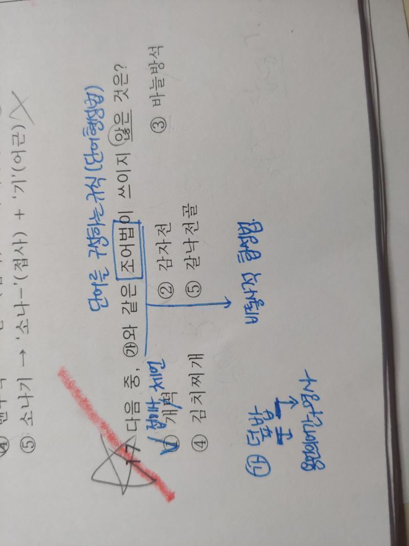 이 문제도 알려줄 수 있니.. 답은 1번이고 (가)는 덮밥이야