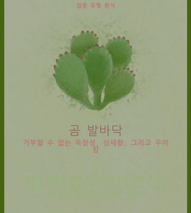 난 곰발바닥 !
