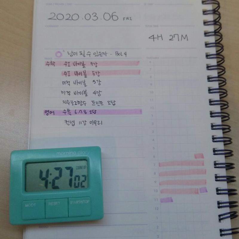 스레주 돌아왔어ㅋㅋ독서실갔다 옴