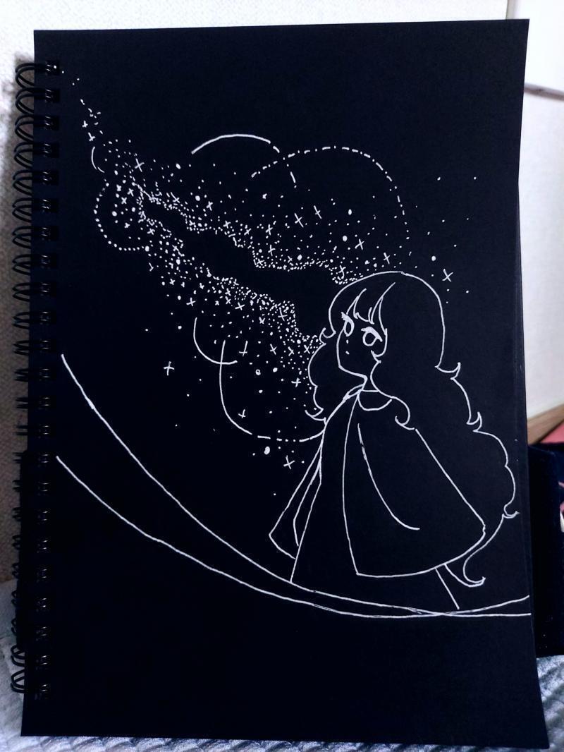 >>11 완☆성★ 저래봬도 은하수임 안그래보이겠지만 그러함 초록펜이 없어서 흰색으로 그리고 초록색 투명한 브러쉬로 덧칠해서 초록색 제조함 위는