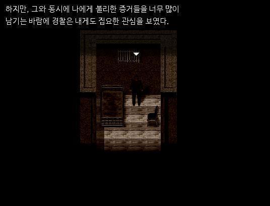 나는 경찰의 관심을 아버지 쪽으로 돌리는데 성공해, 그를 체포되게 할 수 있었다. 하지만, 그와 동시에 나에게 불리한 증거들을 너무 많이 남기는