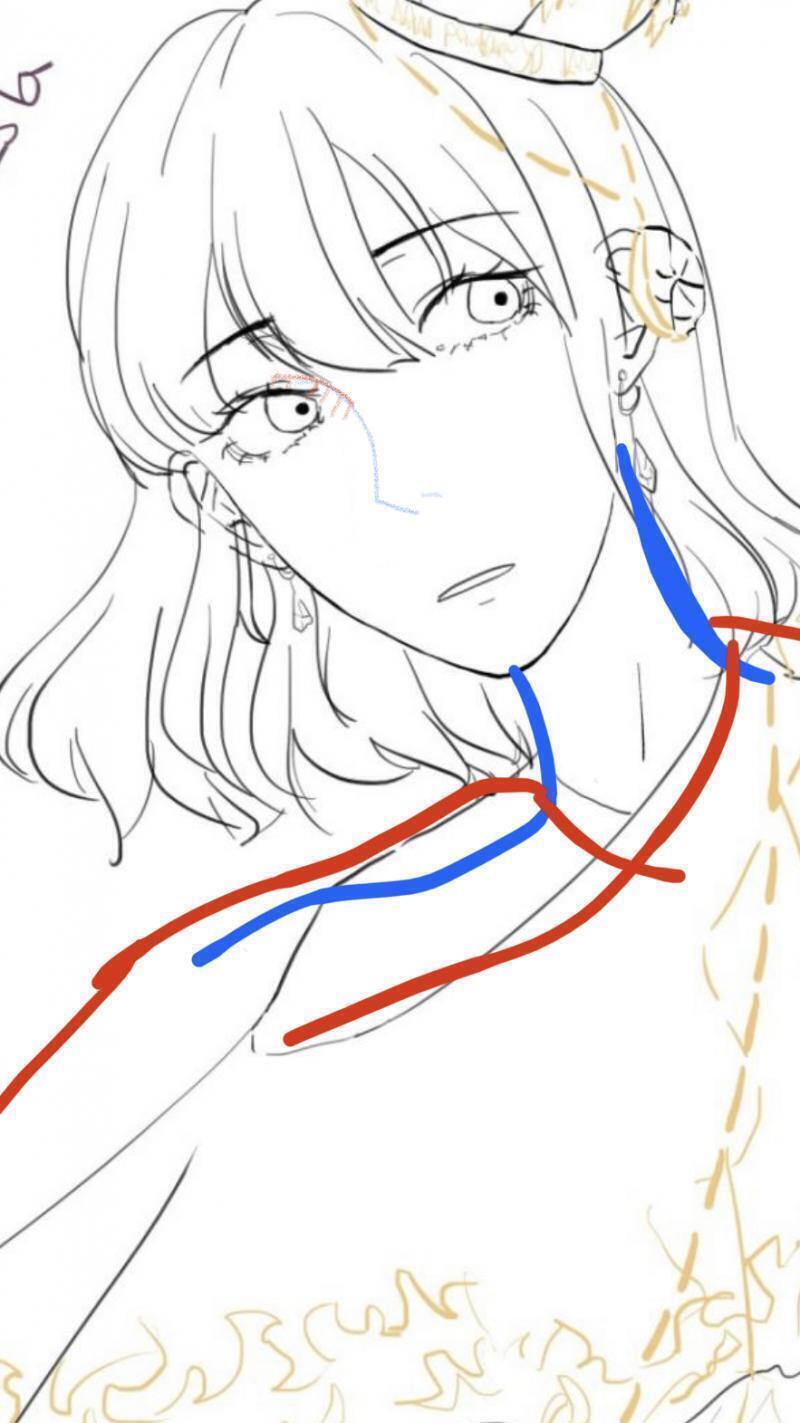 ㅇ컴퓨터 여자그림 그림 마음대로 가져다 써서 미안해ㅠㅠ 바로 지웠어 ... 코 부분은 눈 파진 부분 을 따라서 그리면 좀더 보기 좋을거 같아 (