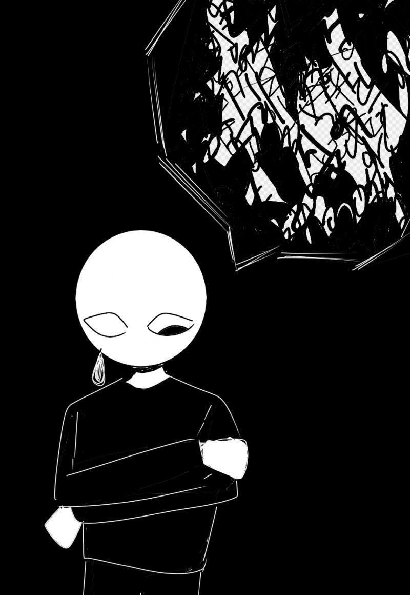 중1 그림..... 정신적으로 많이.....아팠나.....? 지금보다는 덜하지만