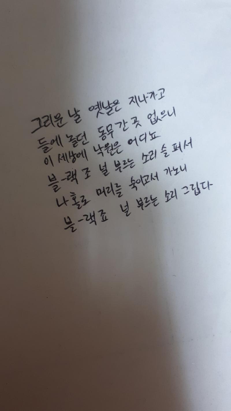 오늘 듣고 피아노로 친 노래 가사