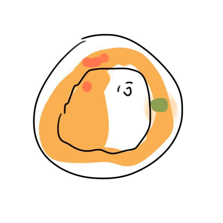 카레입니다. 드시지요 아가씨
