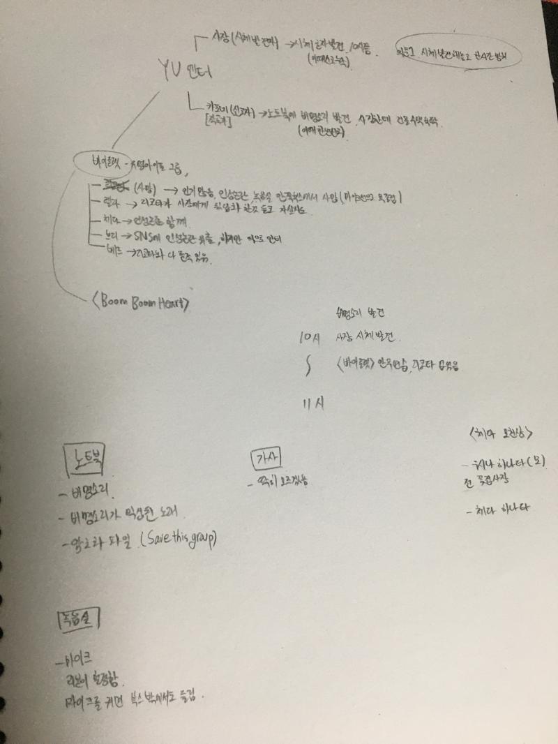 지금 까지 나온거 정리해봤는데 수정할꺼좀 불러줘