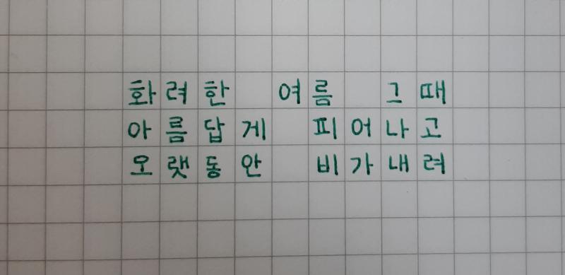 >>10 화려한 여름 그 때 아름답게 피어나고 오랫동안 비가내려