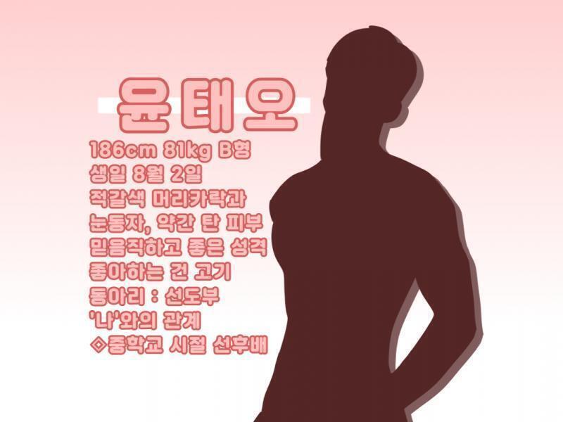 ◇ 공략캐릭터 '윤태오' 선택 ◇ ◇ 미소년 연애 시뮬레이션을 시작합니다 ◇ ◇ 공략캐릭터 '윤태오'의 호감도를 올려 어떤 엔딩을 보는 것을 목