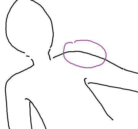 여기.. 근데 살이라기엔 약간 근육같이 단단하달까??