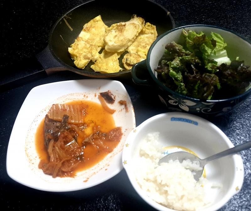 점심: 버섯전(새송이 1개, 계란 2개), 사과 반개, 샐러드 저녁: 버섯전(새송이 1개, 계란 2개), 사과 반개, 상추샐러드(상추, 오리엔탈