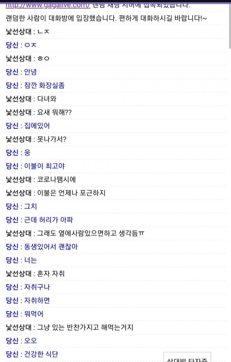 랜챗 돌리다가 수학 과외선생님 생겼어