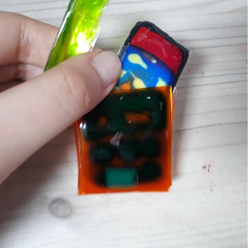 동숲 칩이랑 칩 케이스 진짜 들어감