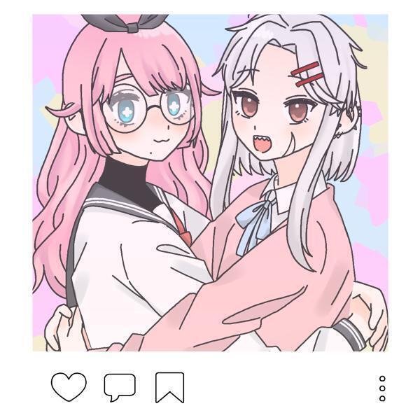 중2코이 커플이랑 자캐컾