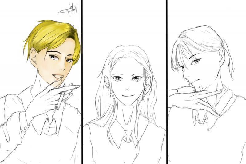 그리고 있는 그림이긴 하지만.. 양아치가 그림 주제였어