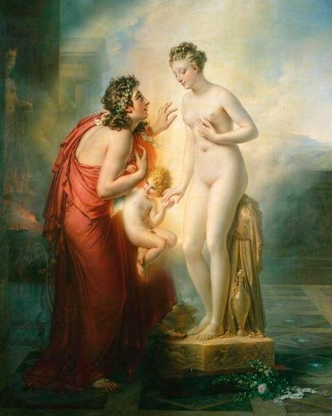 안 루이 지로데 드 루시 트리오종(Anne-Louis Girodet De Roussy-Trioson, 1767-1824) 作, , 1819년 무