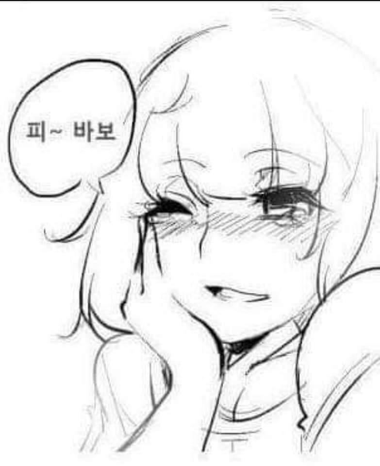 또 이건 동일 작가의 그림으로 추정되는 그림이야. 흰 배경에 검은 선만으로 인물을 표현하였지만 굵기와 명도 등을 다르게 하여 입체감과 원근감이
