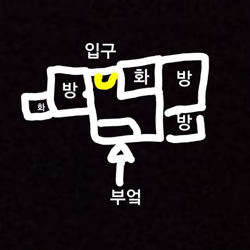 살짝 이런느낌.. 여기에 가구 들어가면 걸을 틈이 별로 없어..ㅋㅋ