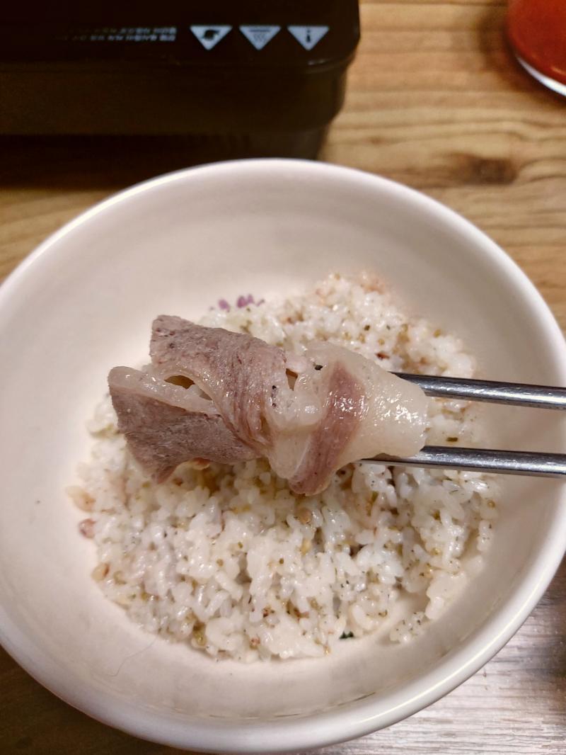 저녁밥은 대패목살! 고기!