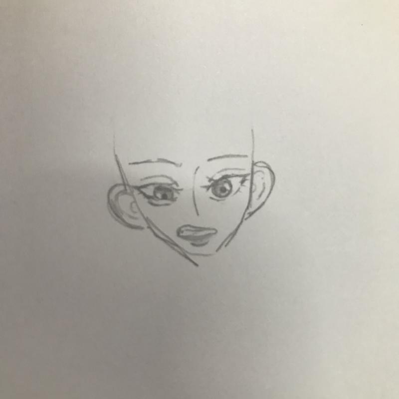 지금 그리고 있는거 빨리 머리카락 그려야지