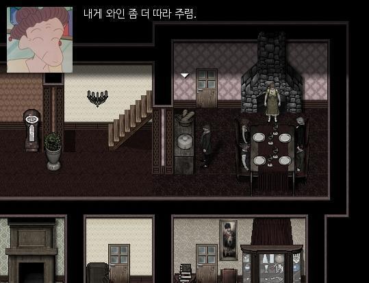 식사 중 사건이 일어났다. 엄마가 하녀에게 와인을 따라달라고 하자, 집사가 따진 것이다. 애런은 여기서 누구를 혼내고 누구의 편을 들까? >>7
