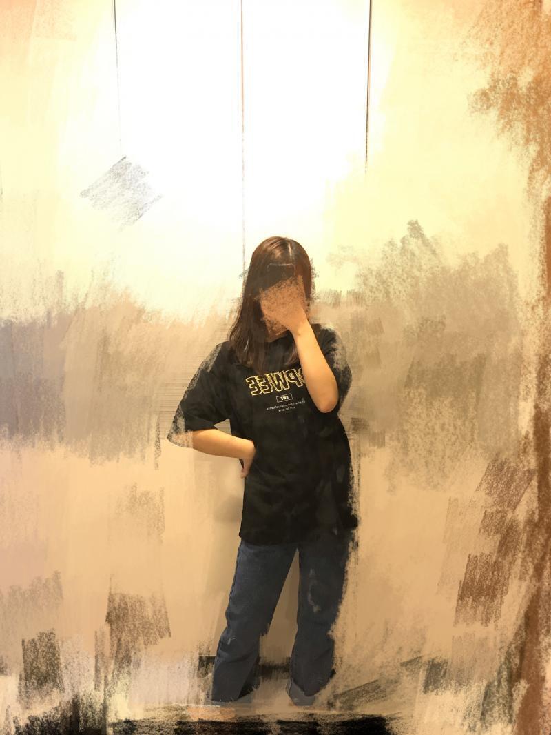 내일 입어야해서 일단 내가 몇개 입어봤는데 어떤지 봐주라ㅠㅠ 혹시 학교친구들 볼까봐 모자이크 많이했오..!